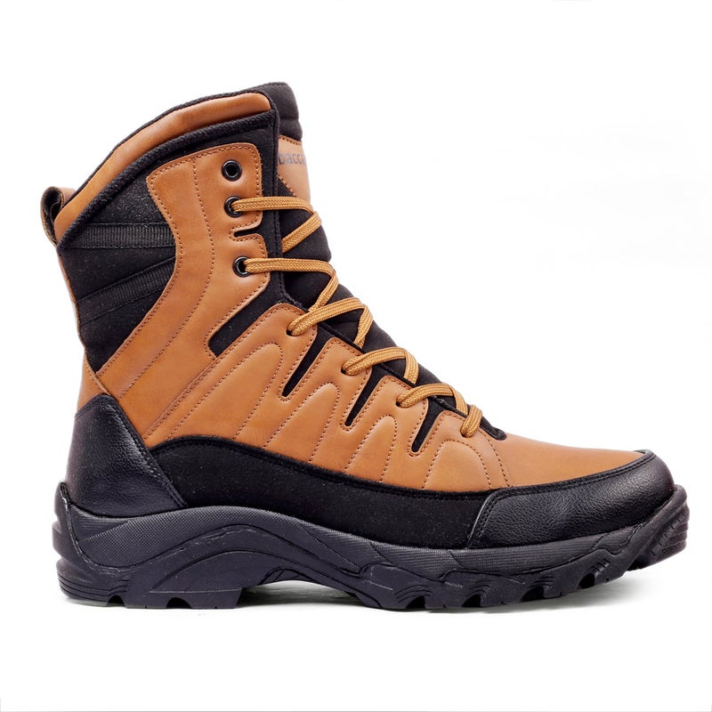 Bacca Bucci Flame 7 Eye Moto Waterproof Snow Boots - Image 1